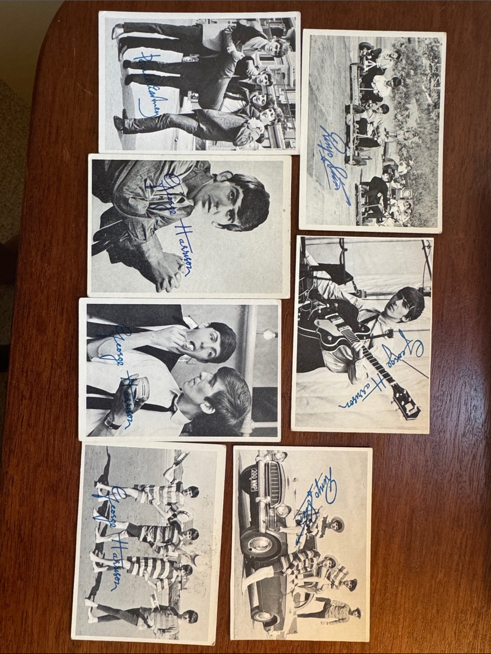 Black & White Beatles Collectible Photo Trading Cards 1963-64